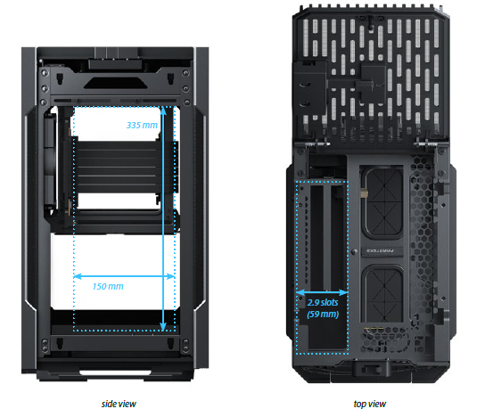 Phanteks Evolv Shift 2 Mini-ITX case, Tempered Glass Side Panels 
